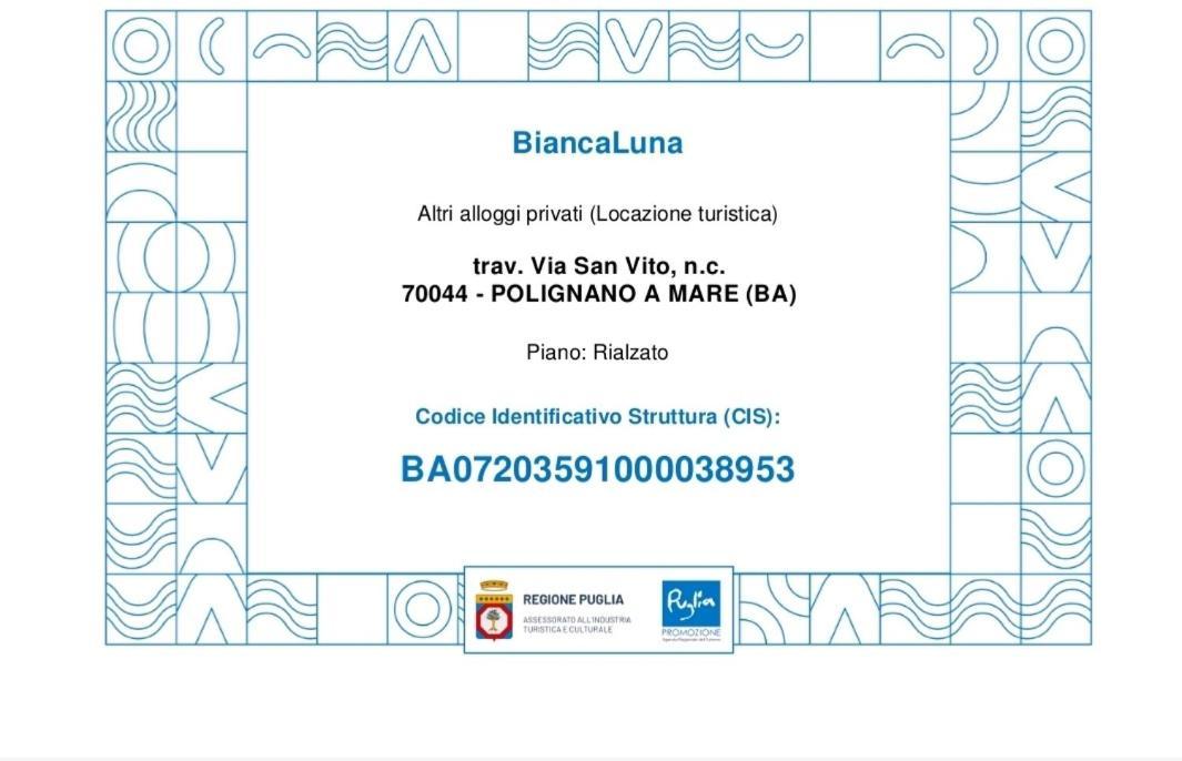 Biancaluna โปลีญาโนอามาเร ภายนอก รูปภาพ